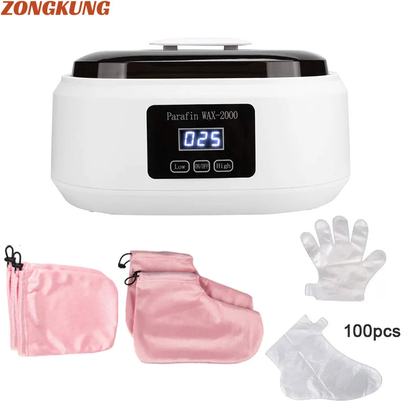 Paraffin Wax Bath Heater 2L – Hands & Feet Spa Moisturizing Kit Paraffin Wax Warmer Qst