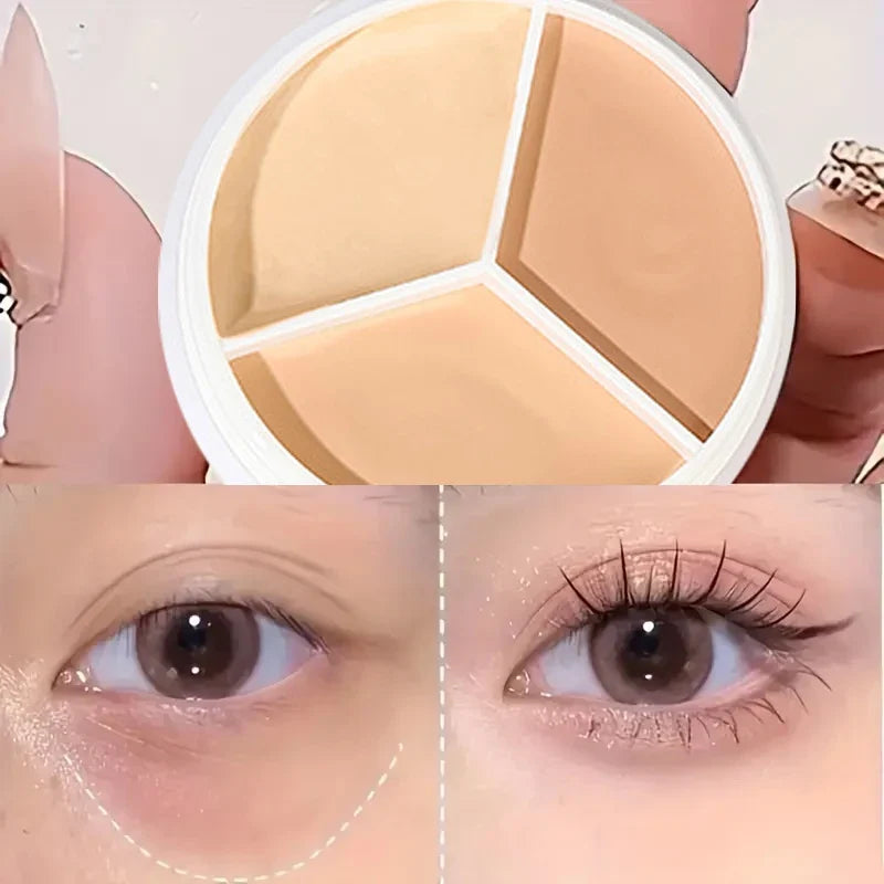 Three-Shade Waterproof Matte Concealer – Full Coverage | Qme Waterproof Concealer Qme