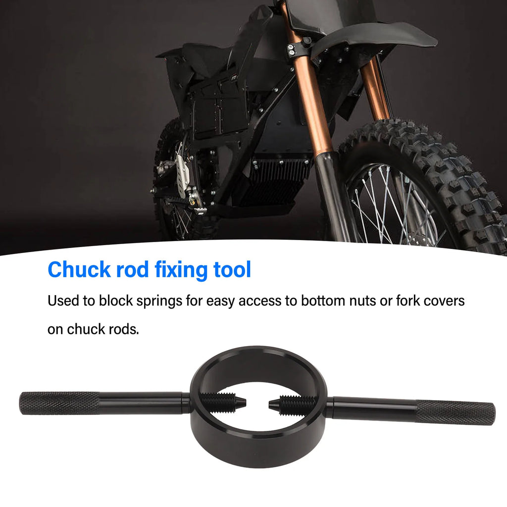 Motorcycle Fork Service Tool Kit – Oil Level & Spring Compressor Motorcycle Fork Tool Kit Qst