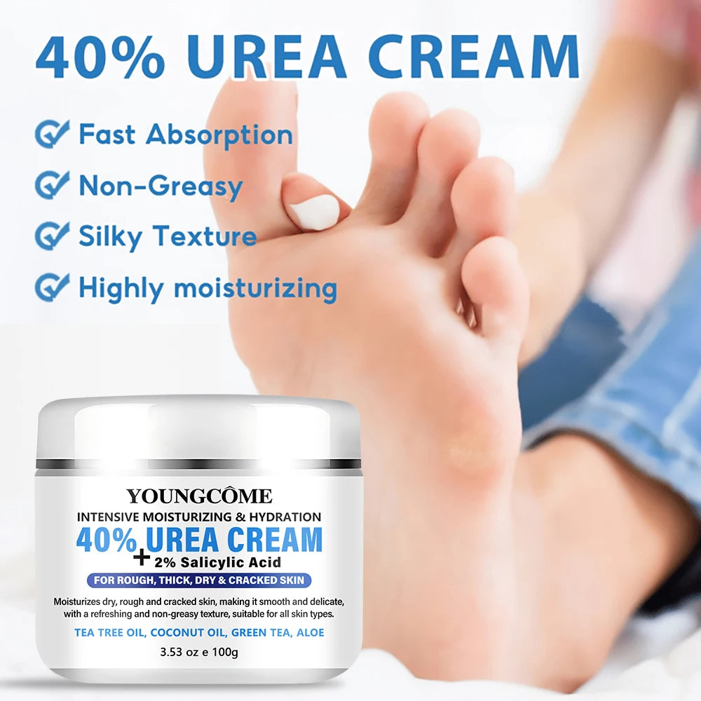 YOUNGCOME 40% Aloe Foot Cream – Ultra-Hydrating Daily Care Foot Care Cream Qst