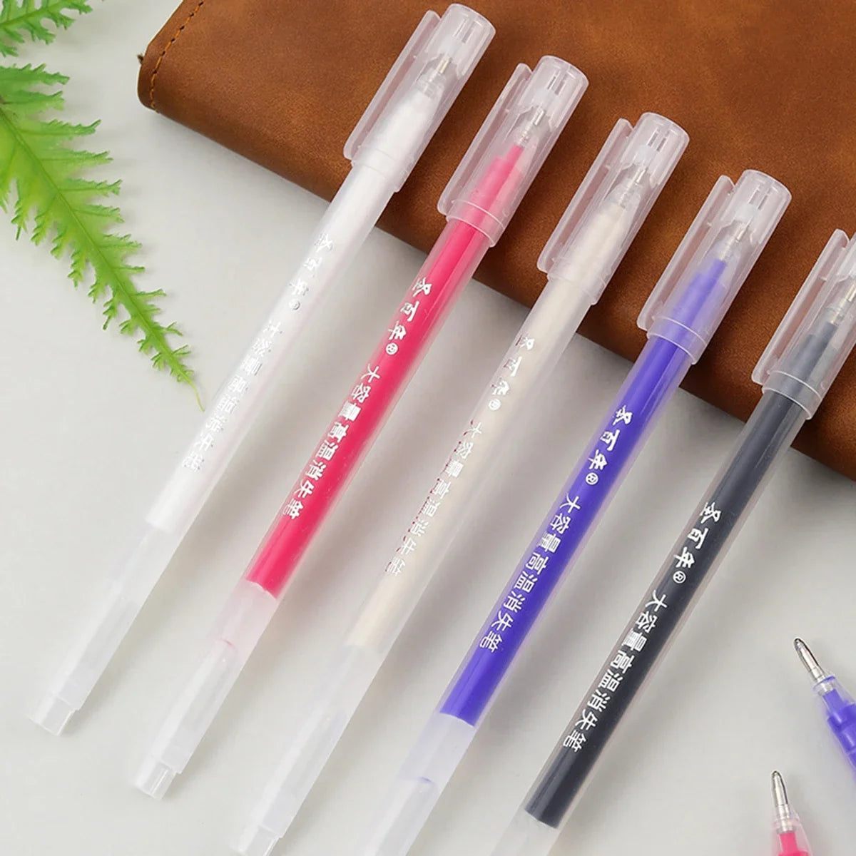 6-Color Heat Erasable Gel Pens for Fabric Sewing & Crafts Erasable Craft Pens Qme