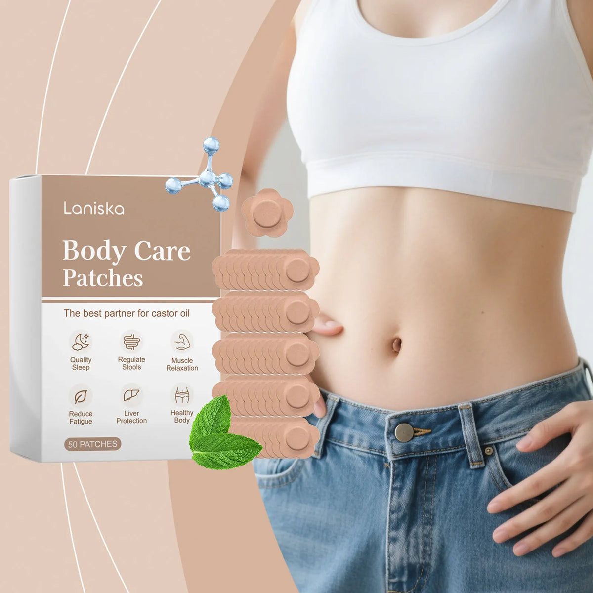 Laniska Body Care Patches – Relaxation & Wellness Patches Body Wellness Patch Qst