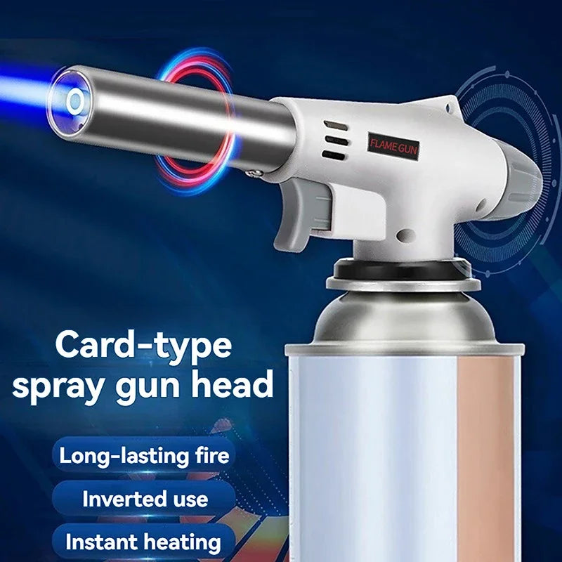 Butane Gas Torch Auto-Ignition – Cooking, Soldering & Welding Butane Torch Qme