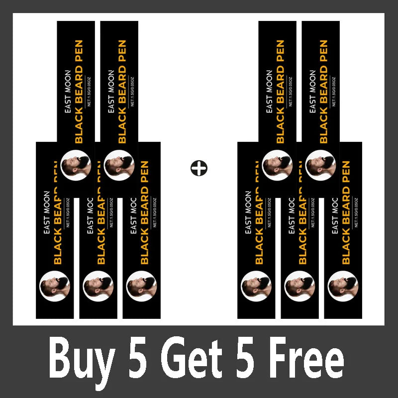 Instant Beard Filler Pen & Comb – Waterproof Moustache Enhancer Beard Filler Pen Qme Buy 5 Get 5 Free