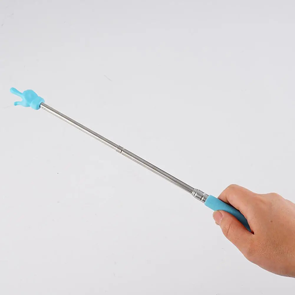 Telescopic Pointer Stick – Extendable Stainless Steel Finger Pointer Telescopic Pointer Stick Qme