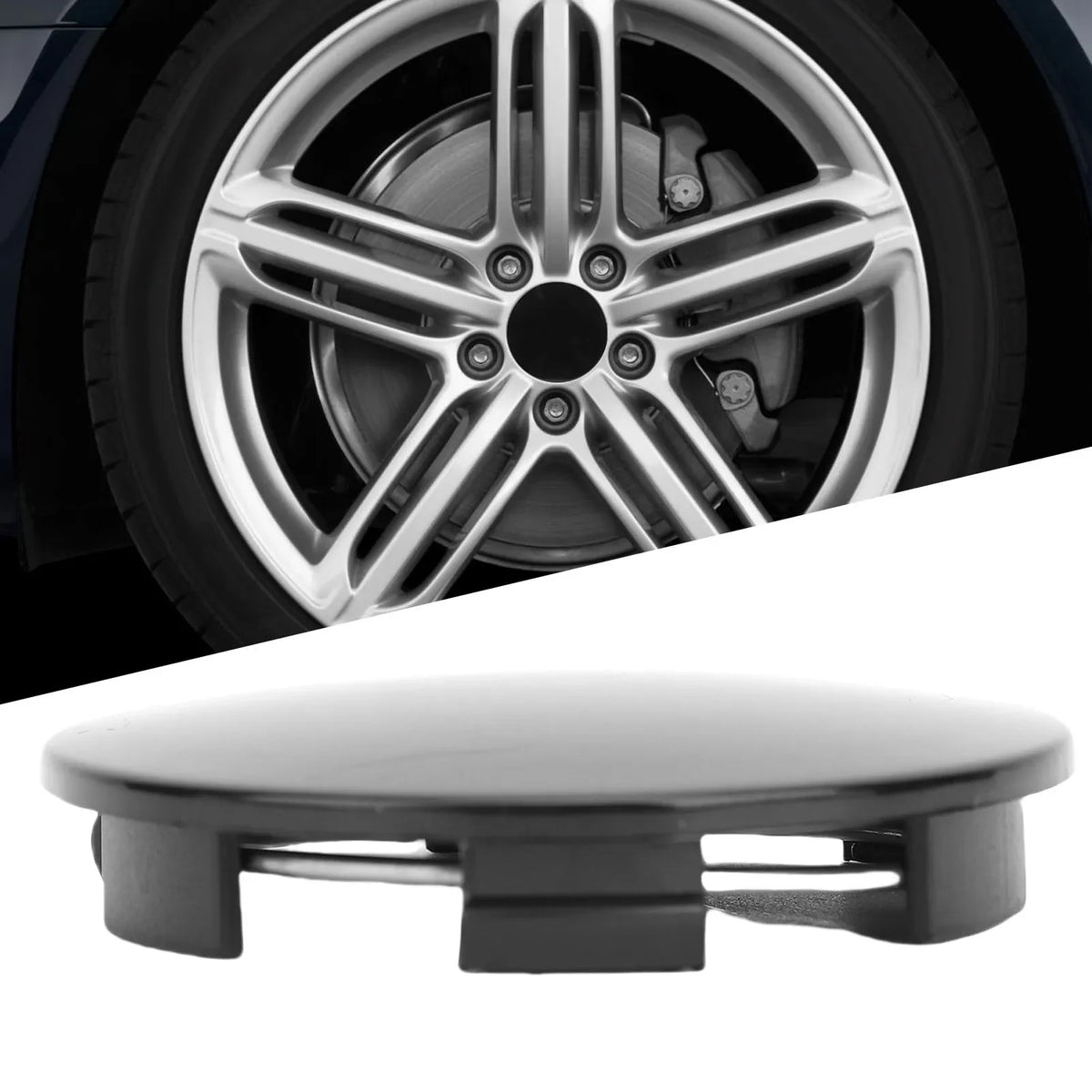 Universal Wheel Center Caps 68mm OD 62mm ID Hub Covers – 4pcs Wheel Hub Covers Qme