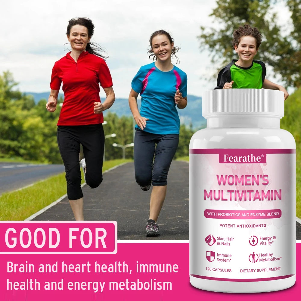 Women's Daily Multivitamin & Multimineral Supplement | Fearathe Women's Multivitamin Qst