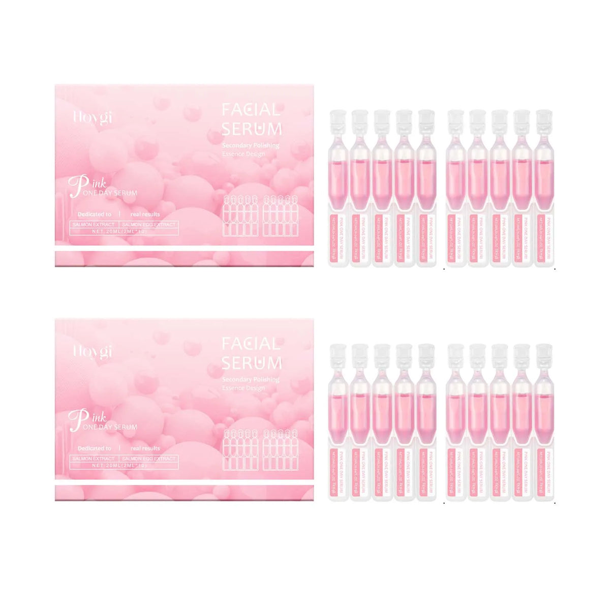 Qme Firming Hydrating Ampoule – Pore Smoothing Facial Serum Facial Serum Ampoule Qme 2 x 20ml Boxed