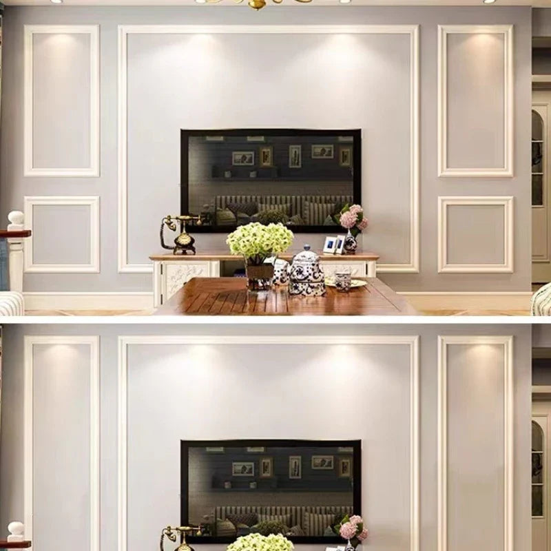 Flexible PVC Peel & Stick Decorative Molding Wall Trim Border Decorative Wall Trim Qme