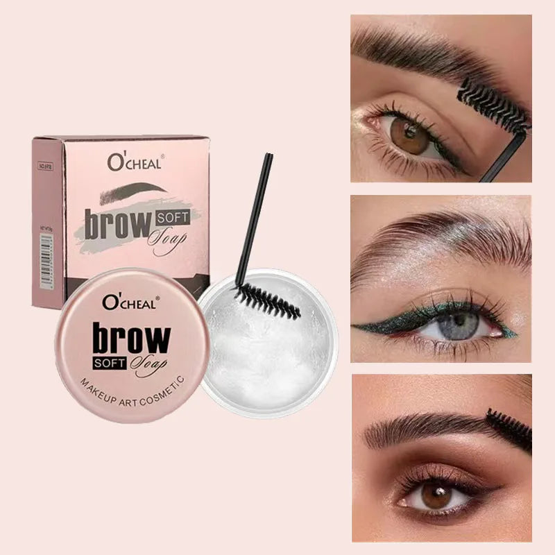 Qme Soft Waterproof Eyebrow Gel – Natural Long-Lasting Brows Eyebrow Gel Qme