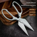 Heavy Duty Kitchen Scissors – Stainless Steel Nonslip Handle Kitchen Scissors Qme A