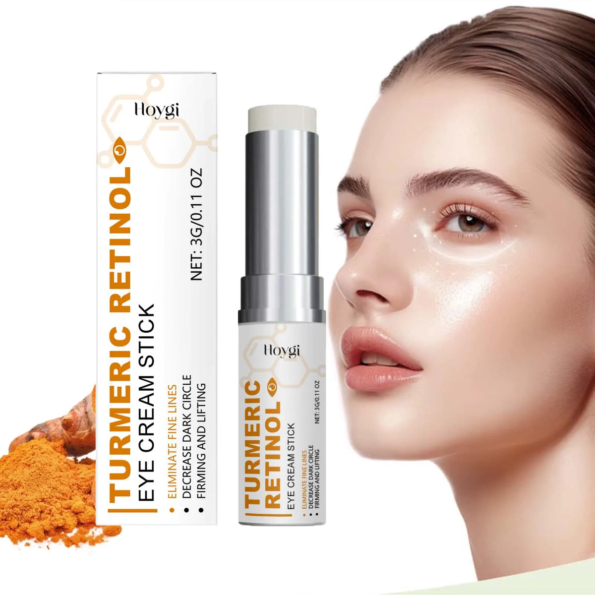Turmeric Retinol Eye Cream Stick – Brighten & Depuff Eye Cream Stick Qme Default Title