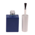 12ml Blue Glass Nail Polish Bottle – Empty Refillable with Brush Refillable Nail Bottle Qme bottle