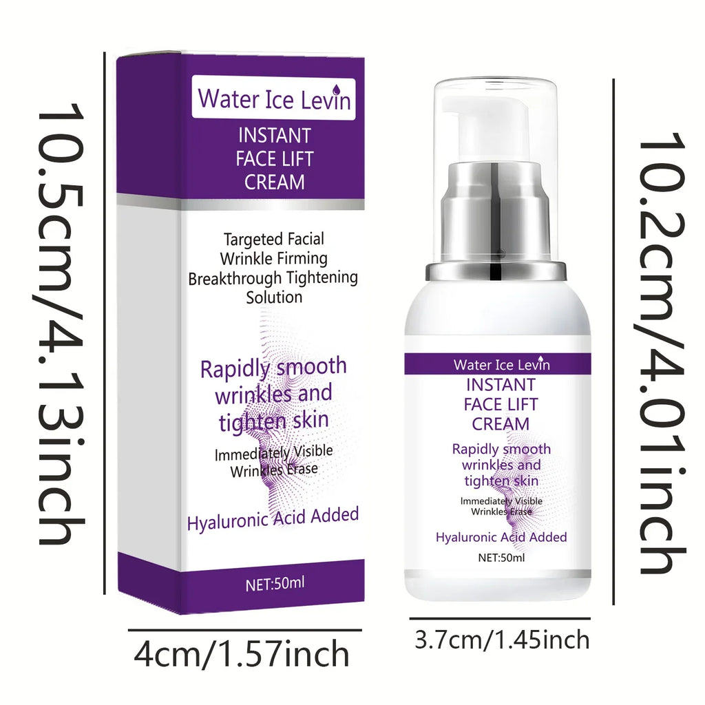 Instant Face Lift Cream – Hyaluronic Acid Firming Solution Face Firming Cream Qme