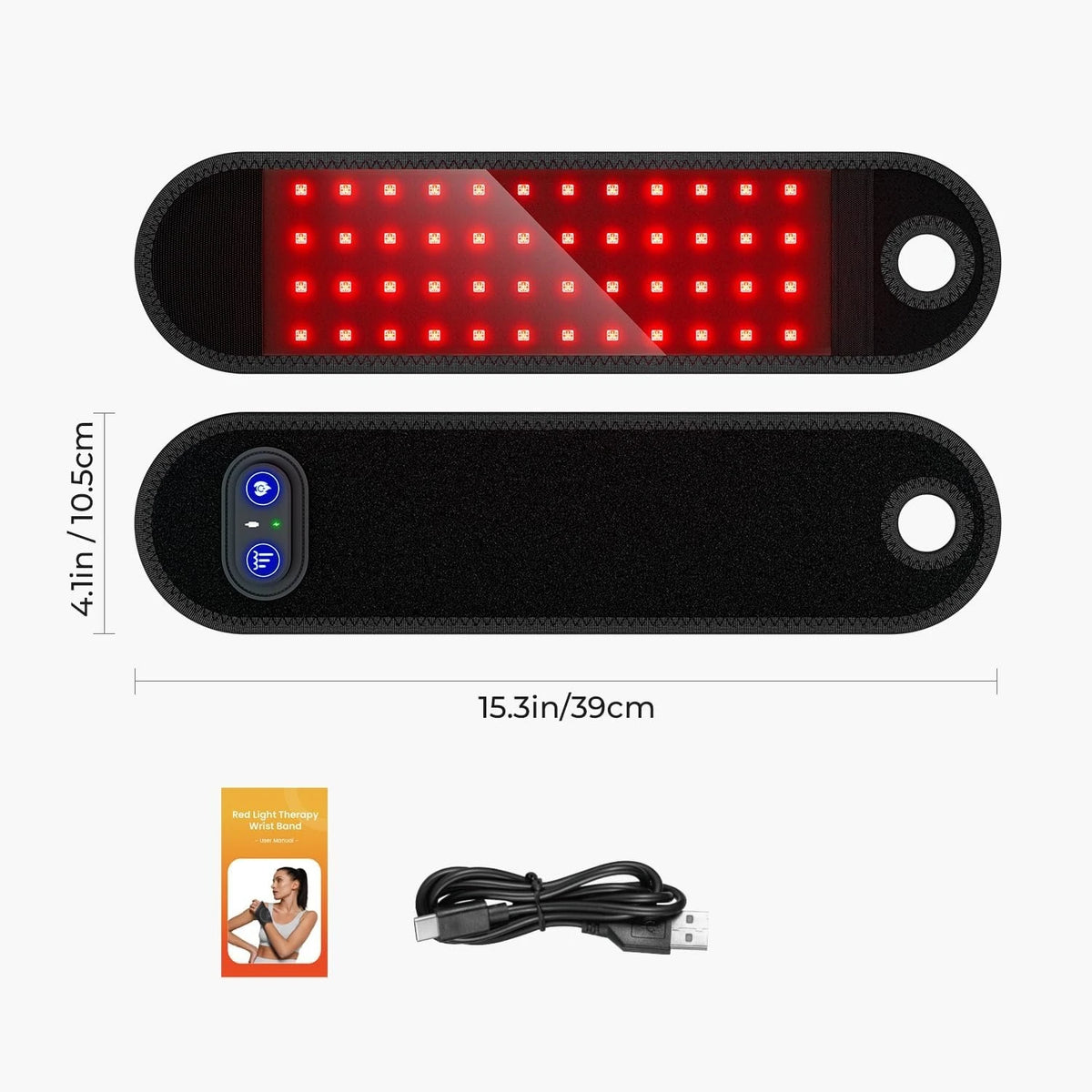 ZONGKUNG Cordless Red Light Therapy Wrap 660nm 850nm Infrared Light Therapy Wrap Qst Wrap pad