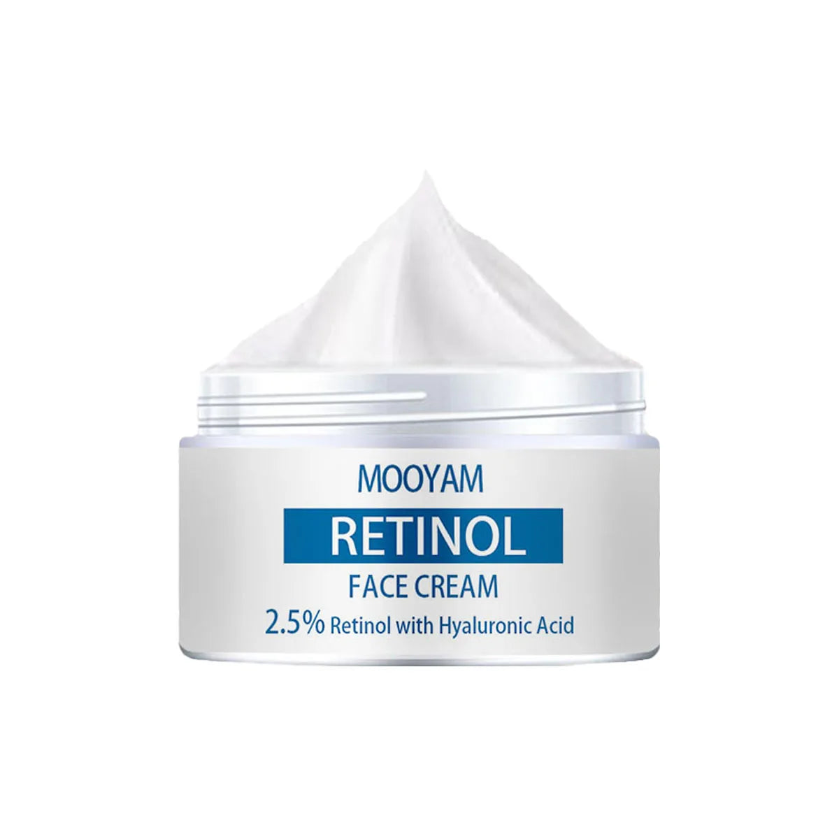 YRFKT 2.5% Retinol & Hyaluronic Acid Cream – Firm & Brighten Retinol Face Cream Qst