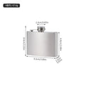 Stainless Steel Hip Flask 4/8/10 oz – Pocket Whiskey Bottle Hip Flask Qst 4 oz