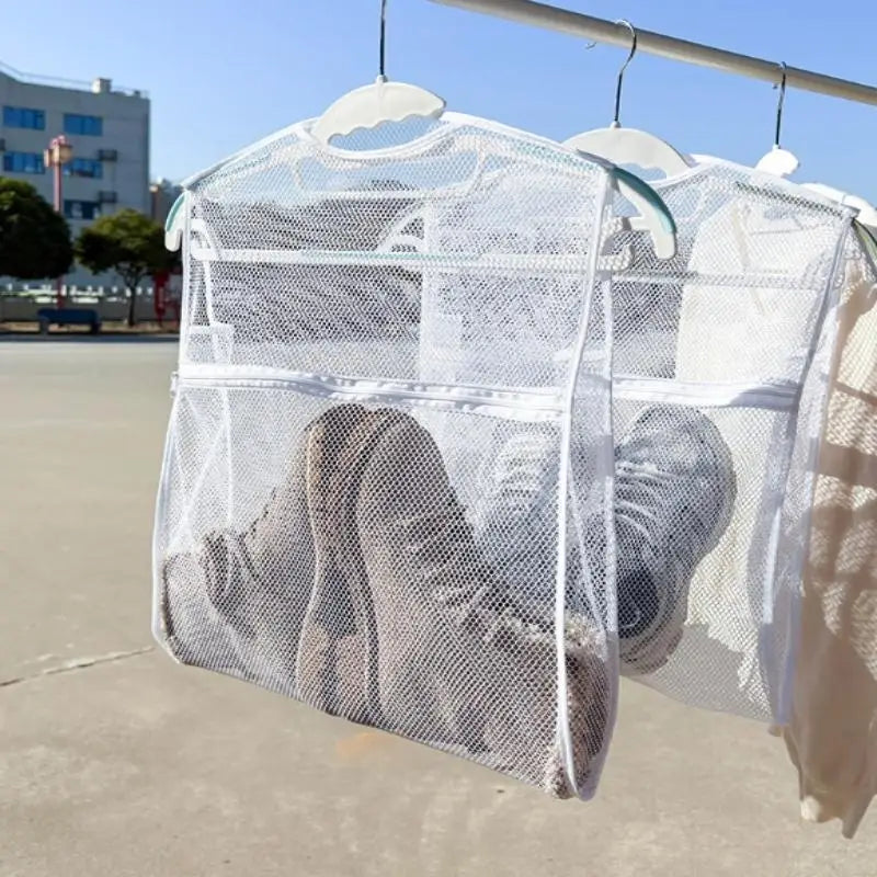 Thick Oxford Mesh Laundry Drying Bag for Shoes & Clothing Laundry Drying Bag Qme