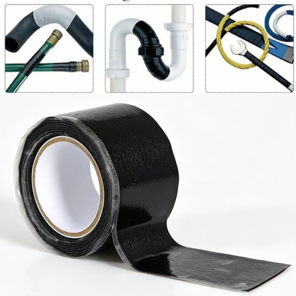 Self Fusing Silicone Tape – Weatherproof Emergency Seal Silicone Repair Tape Qme