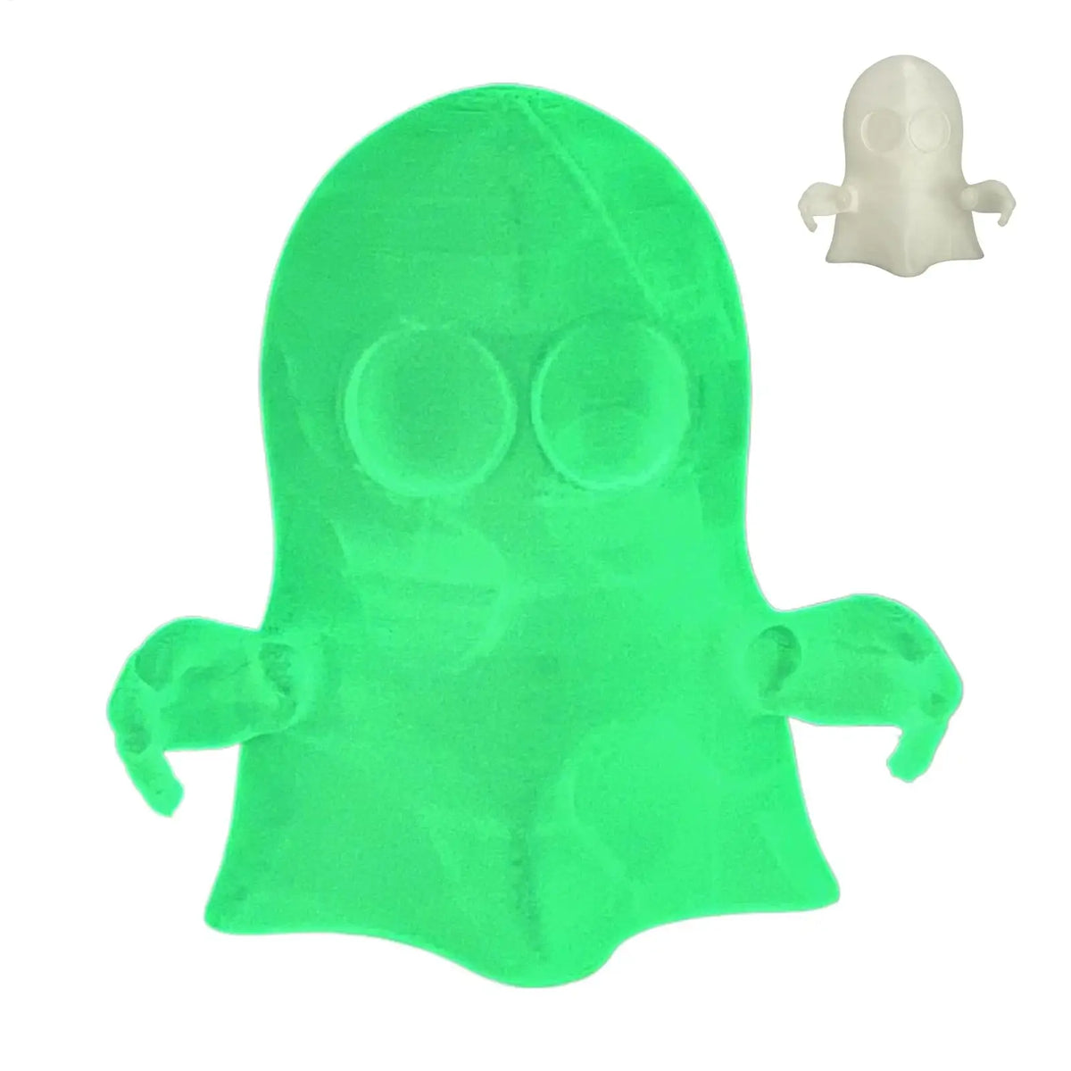 Glow in the Dark Ghost Trailer Hitch Cover | 3D Printed Plug Trailer Hitch Cover Qme