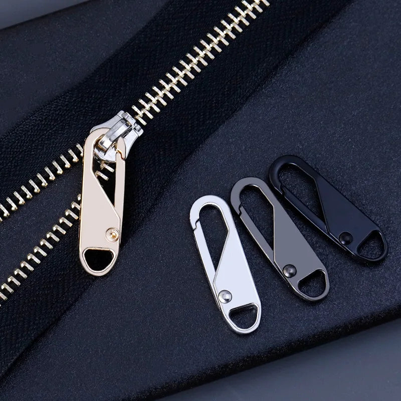 Universal Metal Zipper Puller Repair Kit – DIY Slider 10 Pcs Zipper Repair Kit Qme