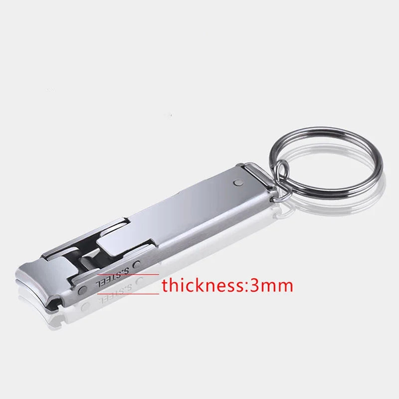 Ultra-Thin Collapsible Stainless Steel Nail Clippers | Travel Nail Clippers Qme
