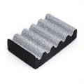 Dual-Sided Scrub Pad – Coarse & Non-Scratch for Grill & Sink Dual-Sided Scrub Pad Qme Black
