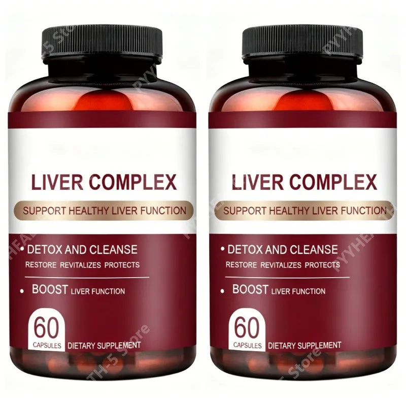 Vegetarian Liver Support Capsules – 60 Veggie Caps Dietary Supplement Qst 120 Count(Pack of 2)
