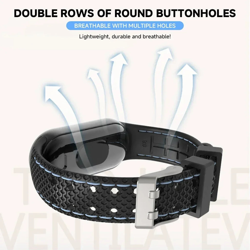 Silicone Replacement Strap for Xiaomi Mi Band 8 & 9 Smartwatch Strap Qme