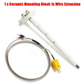 K-Type Thermocouple Ceramic Kiln Probe 2372°F / 1300°C Thermocouple Probe Qme Default Title