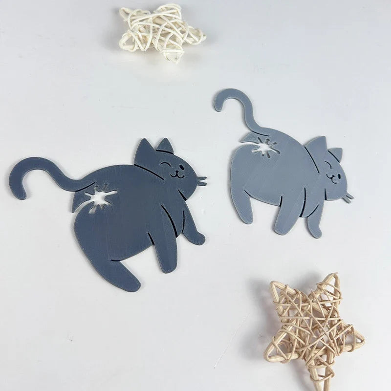 3D Cat Butt Bread Bag Clip – Novelty Snack Sealing Gadget Novelty Bag Clip Qme
