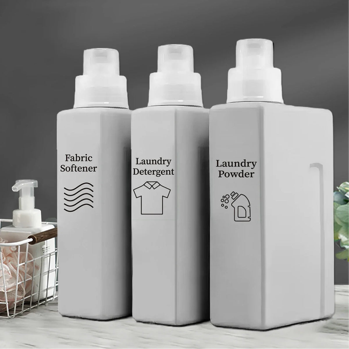 Refillable Laundry Detergent Dispenser Bottle Storage Container Laundry Dispenser Bottle Qme
