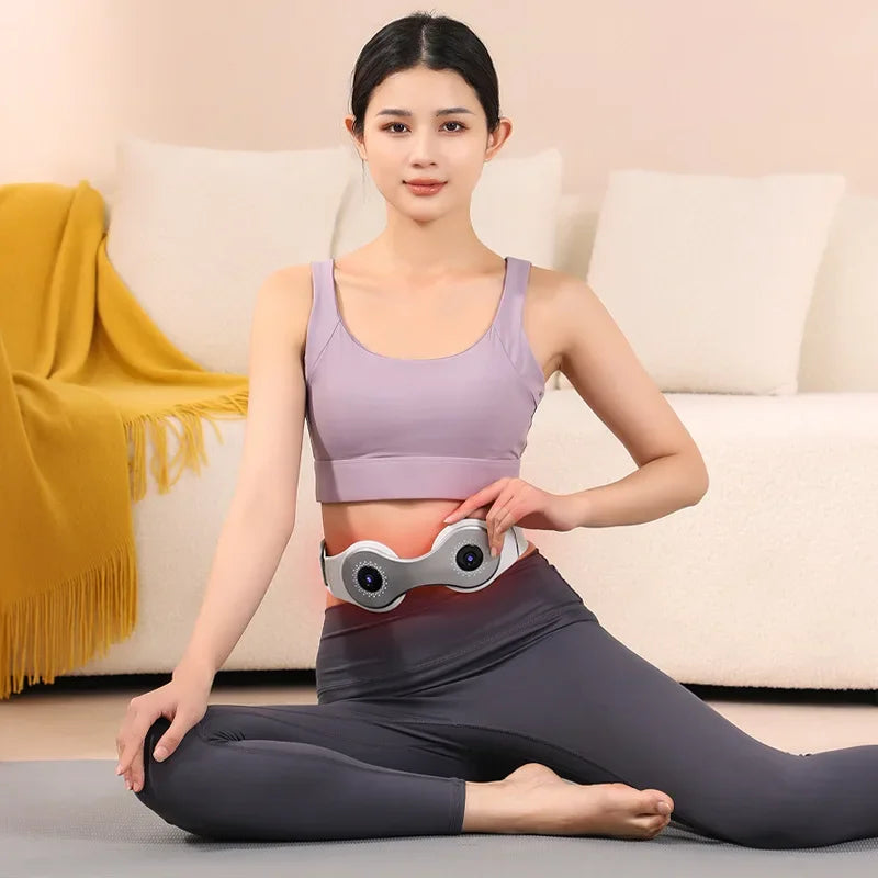 Suyzeko Infrared Waist Massager – Heat, Vibration & 12 Heads Infrared Waist Massager Qst