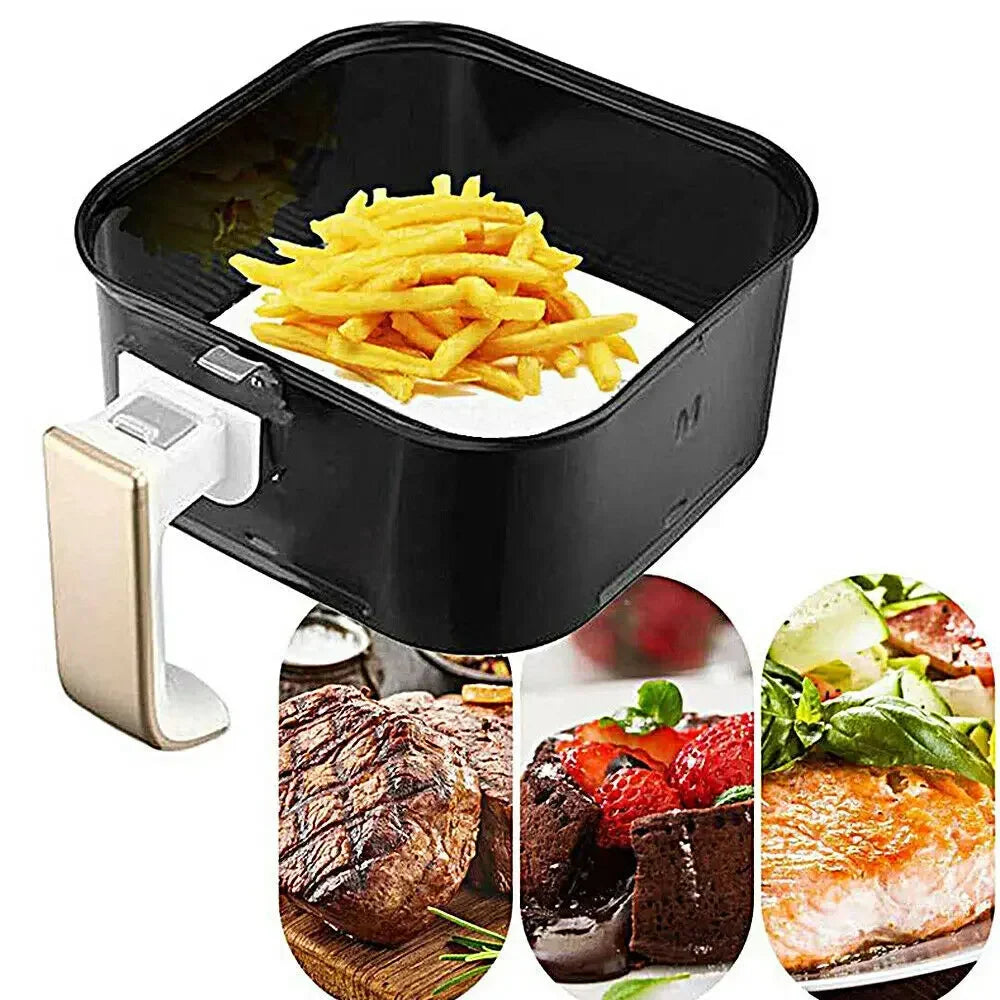 Air Fryer Parchment Paper Sheets – Non-Stick Round & Square Parchment Paper Liners Qme