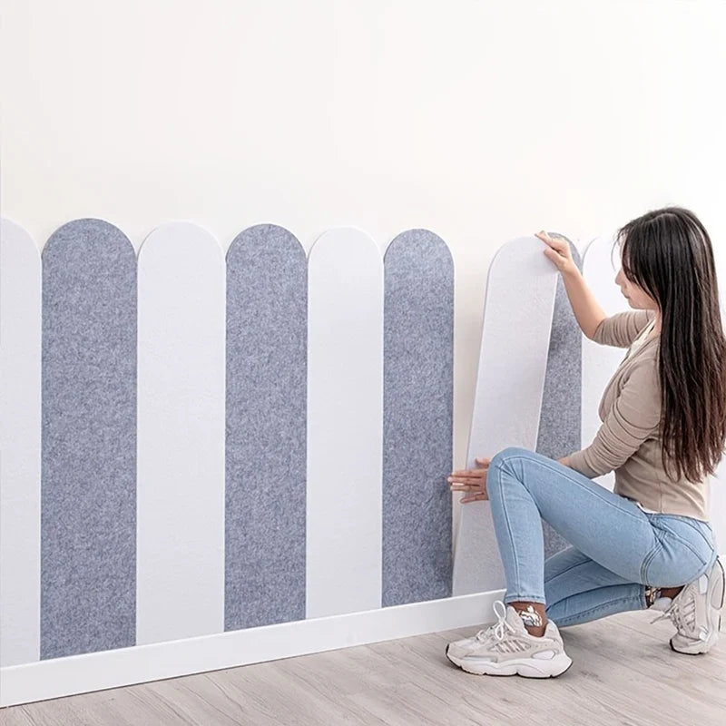 20-Piece Two-Color Self-Adhesive Wall Stickers | Thickened PVC Wall Stickers Qme
