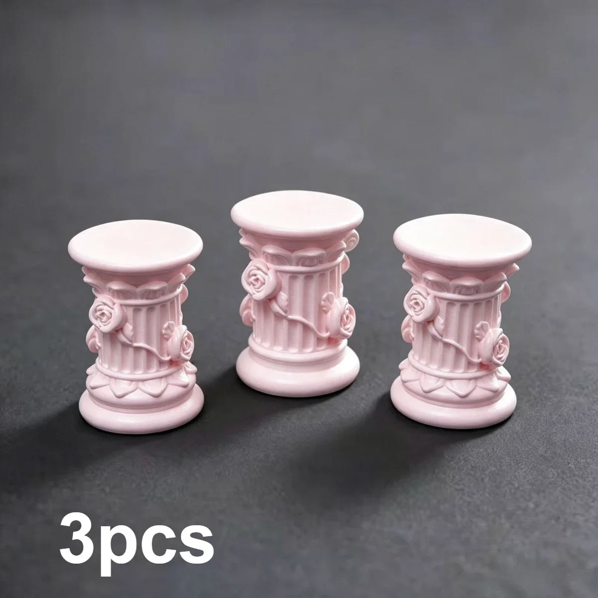 Roman-Style Miniature Column Pillars Resin Sandscape Ornaments Miniature Resin Ornament Qme