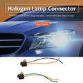 H1 Headlight Bulb Socket Wiring Harness Connector Adapter 2pcs Headlight Socket Adapter Qst Default Title