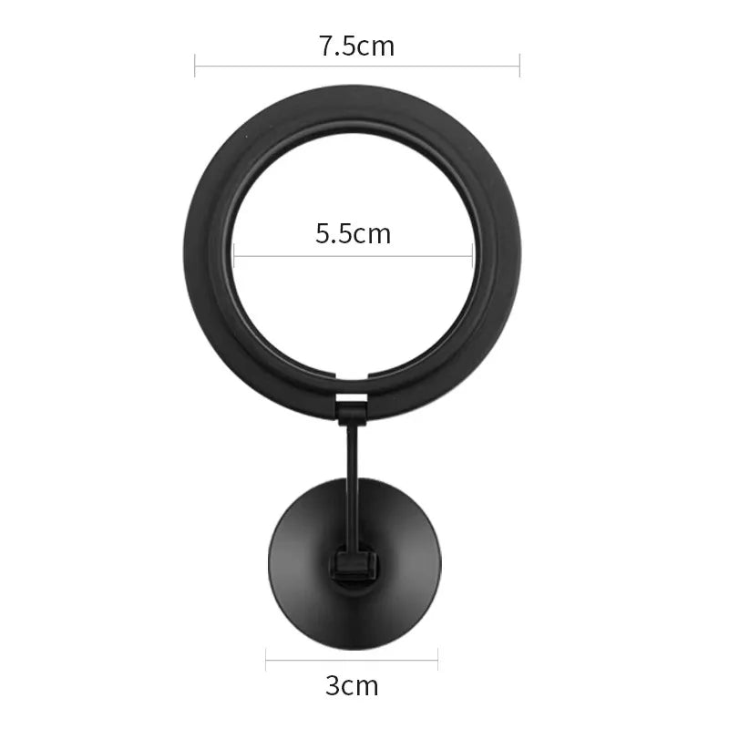 Aquarium Floating Feeding Ring Fish Tank Food Tray Feeder Fish Feeding Ring Qme Black circle 1 pc