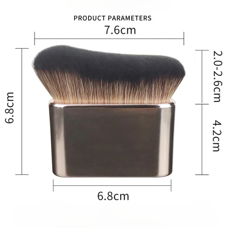 Soft Neck & Foundation Powder Makeup Brush | Qme Makeup Brush Qme