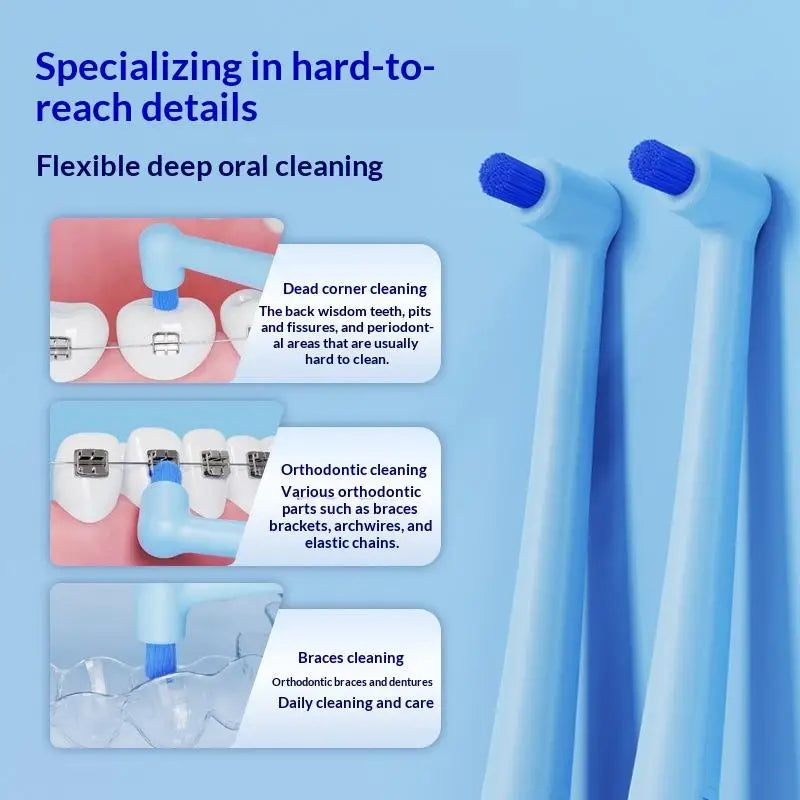 Qme Small-Head Interdental Brush | Soft Bristles Deep Clean Interdental Brush Qme