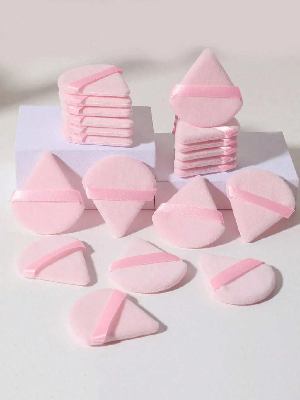 Triangular Powder Puff – Reusable Makeup Tool | Qme Makeup Applicator Puff Qme