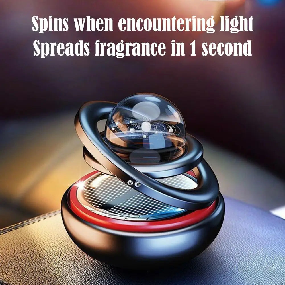 Solar Rotating Car Air Freshener & Aromatherapy Diffuser | Qme Car Air Freshener Qme
