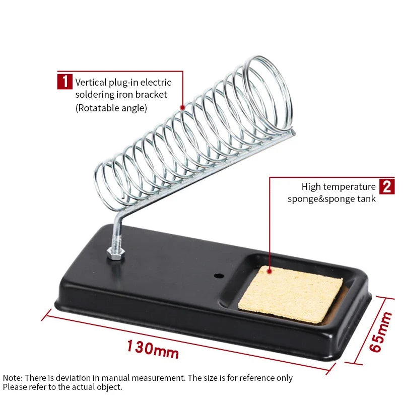 Portable Soldering Iron Stand Holder with Cleaning Sponge Soldering Iron Stand Qme