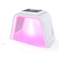 7-Color LED Steam Spray Facial Light Therapy Machine | 178 LEDs LED Facial Beauty Device Qst White