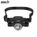 BORUiT HP900 800 Lumen IPX8 Diving Headlamp Waterproof Torch Waterproof Diving Headlamp Qst Option A White light