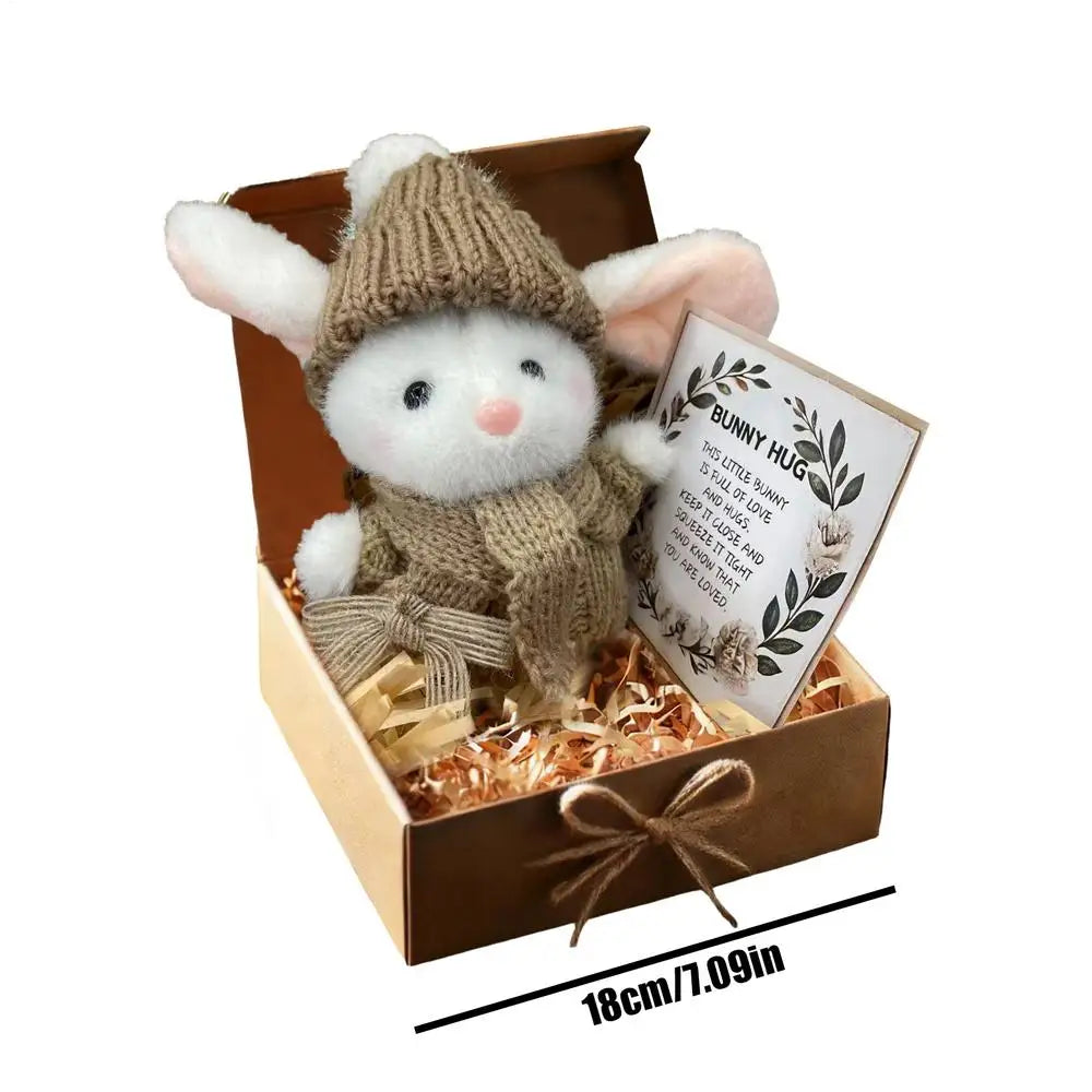 Plush Bunny Collectible Rabbit Stuffed Doll – 18cm Soft Toy Plush Stuffed Animal Qme 01