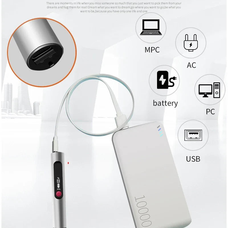 USB Cordless Electric Engraving Pen – Mini Rotary Tool Cordless Rotary Tool Qme