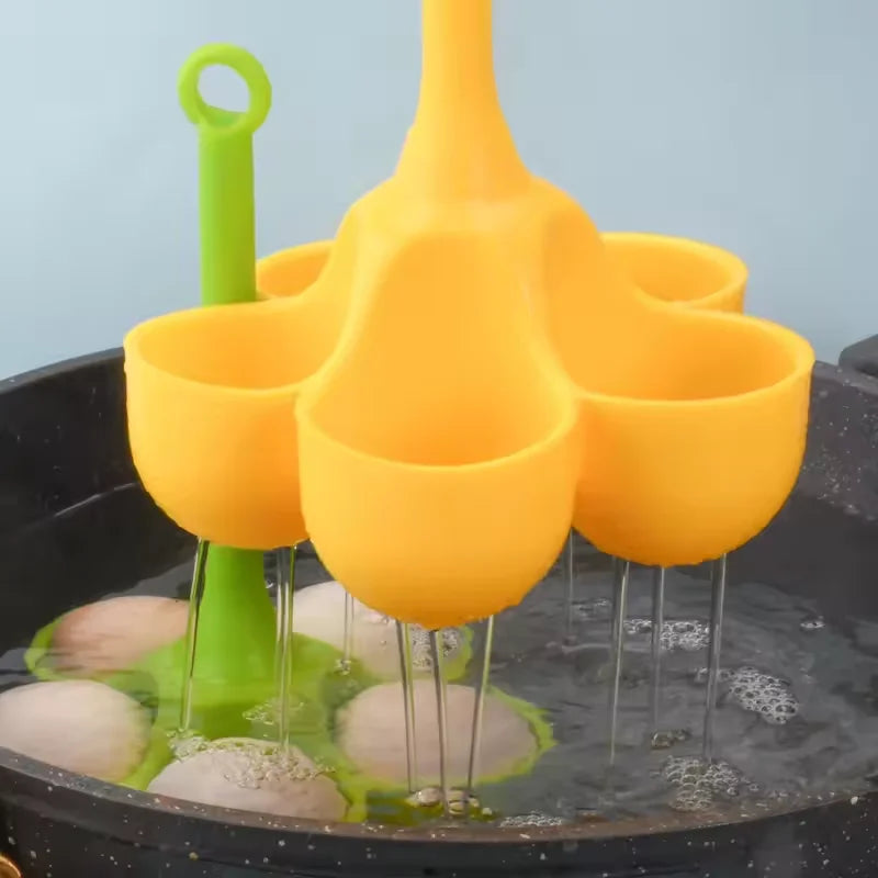 Silicone Egg Steamer Tray 3 & 5 Hole – Food-Grade Egg Cooker Egg Steamer Tray Qst