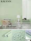 Matte Vinyl Peel & Stick Wallpaper – Waterproof Self-Adhesive Peel & Stick Wallpaper Qme Pea Green 55cmx5M