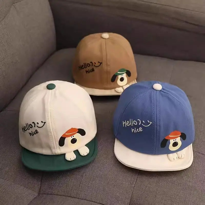 Baby Baseball Cap | Cute Cotton Sunshade Hat for Infants Infant Baseball Cap Qme
